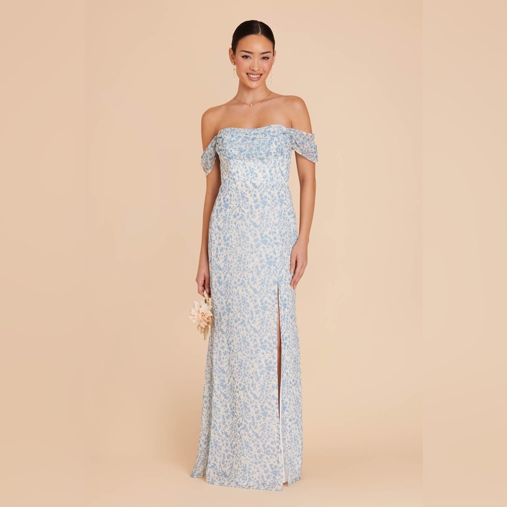 Birdy Grey Blue Floral Mira Dress